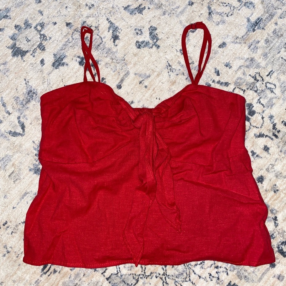 BRANDY MELVILLE RED TANK TOP